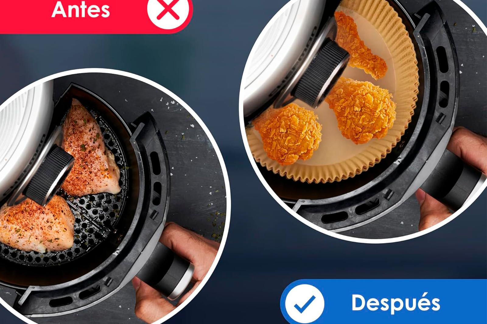 Comprar Papel Airfryer FutureNest