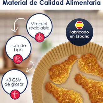 Comprar Papel Airfryer FutureNest